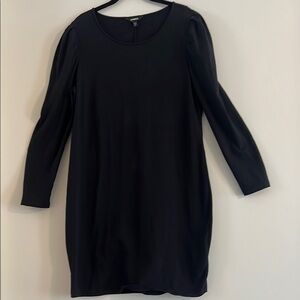 Express Elegant Black Long Sleeve Dress Size XL
